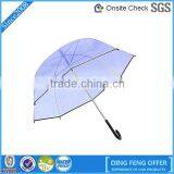 Manual Open Transparent Fiberglass Panels Umbrella