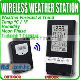 Wireless Indoor Outdoor Temperature Hygrometer Thermometer Humidity Weather Station