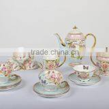 Porcelain Tea Coffee Set Turkish Porcelain Coffee/ Espresso Cup and Saucer thumbnail-1
