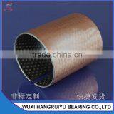 Marginal Lubrication Bronze Bushing Bearing Sleeve 45 * 50 * 25 mm With Oil Holes for Wet and Sandy Environment