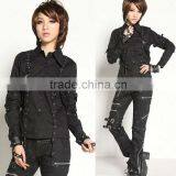 OL GOTHIC DOLLY PUNK Lolita CUTE RUFFLE SLEEVE Blouse SHIRT 71035 thumbnail-1