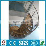 House Decorative Cantilever Type Wood Spiral Stairs thumbnail-4