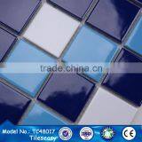 TC-48018 China Wholesale Price for Blue and White Ceramic Mosaic Tiles thumbnail-4