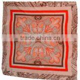 Silk Scarf Panuelos de Seda Foulards With Beautiful Pattern thumbnail-1