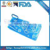 Custom Folding Spout Water Pouch With Metal Button