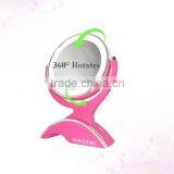 Double Sided Wood Like Makeup Mirror With LED Light thumbnail-3