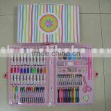 stationery set with 86pcs spare parts packed with lovely colour box