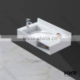 Square Modern Marble Sink Bathroom Face Basin Art Basin Sink thumbnail-6