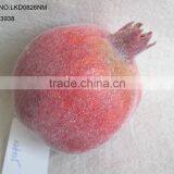 Decorative Artificial Foam Pomegranate Fruits 3.5"*4" With Emulation Sugar for Havest Home Decoration thumbnail-2