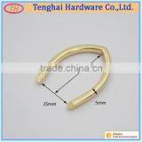 New Arrival Light Gold Metal Simple Bag Decoration Accessory for Briefcase thumbnail-3