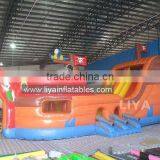 Giant Inflatable Pirate Ship Slide,pirate Ship Inflatable Slide