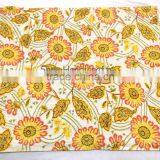 Indian Handmade Quilt Vintage Kantha Bedspread Throw Cotton Blanket Ralli Gudari thumbnail-5