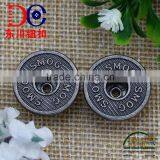 Metal Logo Custom Decorative Made Clothing Buttons for Jeans Wear thumbnail-6