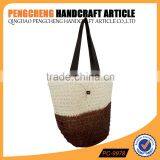Cheap Contracted Fashion Shoulder Bag Style Paper Straw Beach Bag Women Tote Crochet Bag thumbnail-1