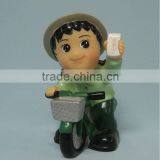 Postman With Motorcycle Saving Box thumbnail-1