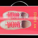 HOMA-Transparent Stackable Crystal Clear Plastic Shoe Storage Boxes Case Organizer for Long Boot With Printed thumbnail-1