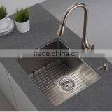 Undermount Single Bowl 16 Gauge Stainless Steel Kitchen Sink With Cupc Approved 2318A thumbnail-5