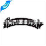 Logo Name Patch Custom, Embroidered Rocker Dokoh Patch for Wholesale Clothing Garment Patch