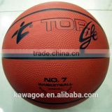 Rubber Ball Material and Ball Type Custom outdoor rubber basketball for promotion