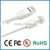 China Cables Red /white Color With Individual Shielding Cat6a Patch Cord Cable thumbnail-4