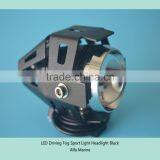 Motorcycle LED Driving Fog Sport Light Headlight Black thumbnail-3