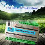 USB 2.0 High Speed 2000KHZ Mach3 Motion Control Card 4 Axis CNC Breakout Board
