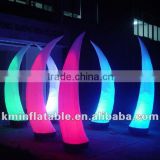 Inflatable LED light cone