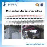 Long Lifetime Concrete Cutting Diamond Wire Rope thumbnail-1