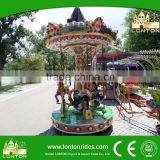 Outdoor Merry Go Round Amusement Mini Carousel Roundabout Horse Rides thumbnail-4