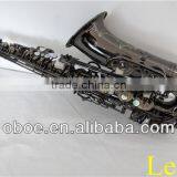 Woodwind Musical Instrument Black Nickel Plated Brass Eb Alto Saxophone--331N thumbnail-1
