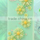 Wholesale Folio Leather Case and Enuine Leather Case for Iphon 6 With Defender Cover