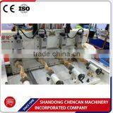 Multi Spindles3D Engraving Table Legs and Stair Handrail Buddha 4 Axis Rotary Wood Carving Cnc Router Cylinder Engraving Machine thumbnail-3