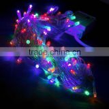CE RoHS outdoor use 10m 100 led multif color with 8 function cotroller led christmas lights wholesale
