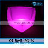 Outerdoor/indoor Led Funiture, Battery Rechargeable Rgb Color Led Nightclub Light Sofa