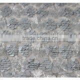 Latest Wholesale Gray Sequin Fabric India/100 Polyester Glitter Sequin Fabric thumbnail-2