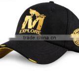 China Supplier 100% Cotton Twill Big Fashion Flat Embroidery Design Baseball Cap With Hook and Loop Back thumbnail-4
