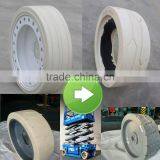 Top Quality Fast Delivery Skyjack AWP Tires 2.00-8 12x4, Scissor Lift Tires and Wheels 12x4 16x5x12 thumbnail-1