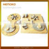 0.5 10 um 20 30 40 50 60 90 100 Microns Nickel Titanium Brass Bronze Stainless Steel Metal Sintered Powder Filters thumbnail-3