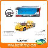 Steering Wheel Children Toy Car, Yellow Taxi Toy, Toy Yellow Taxi thumbnail-1