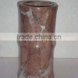 BEAUTIFUL MARINA PINK MARBLE FLOWER VASES thumbnail-1
