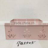 Wholesale Chinese Star Pattern Hollow Out Galvanized Indoor Rectangular Flowerpot Planter Box thumbnail-4