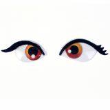 Colorful Wiggly Plastic Eye With Felt Eyelash thumbnail-1