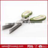 5 Layer Blades Kitchen Herb Scissors With Soft Grip Handle Stainless Steel Kitchen Scissors thumbnail-3