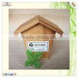 Carved Heart Tree Decoration Wooden Bird House Cages thumbnail-3