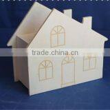 Unfinished Custom Wooden Pen Box for Decor thumbnail-1