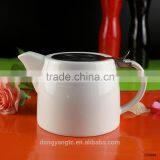 Wholesale Custom Logo Large White Ceramic Water Teapot Warmer thumbnail-1