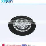 PS Dia 33.2cm Plastic Transparent Round Snack Serving Tray/TPR Anti-skid Anti-slip Tray thumbnail-1