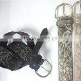 Woven Flower PU Belts thumbnail-1
