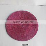 Purple Glass Bead Place Mats and Coasters With Different Colours and Patterns thumbnail-1