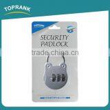 High Quality Metal Zinc Alloy Steel Security Combination Padlock Travel Suitcase Luggage Lock 3 Digital Combination Lock Padlock thumbnail-1